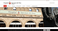 Desktop Screenshot of hsjdzaragoza.com